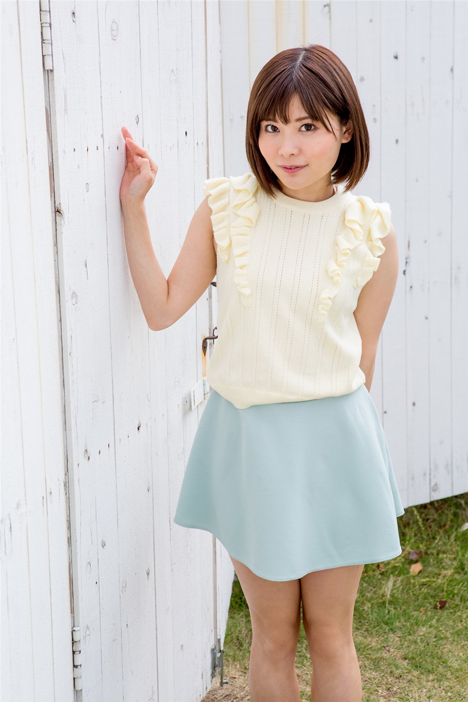 [Minisuka.tv] 日本短发妹妹山口里菜子户外写真 NO.303第1张