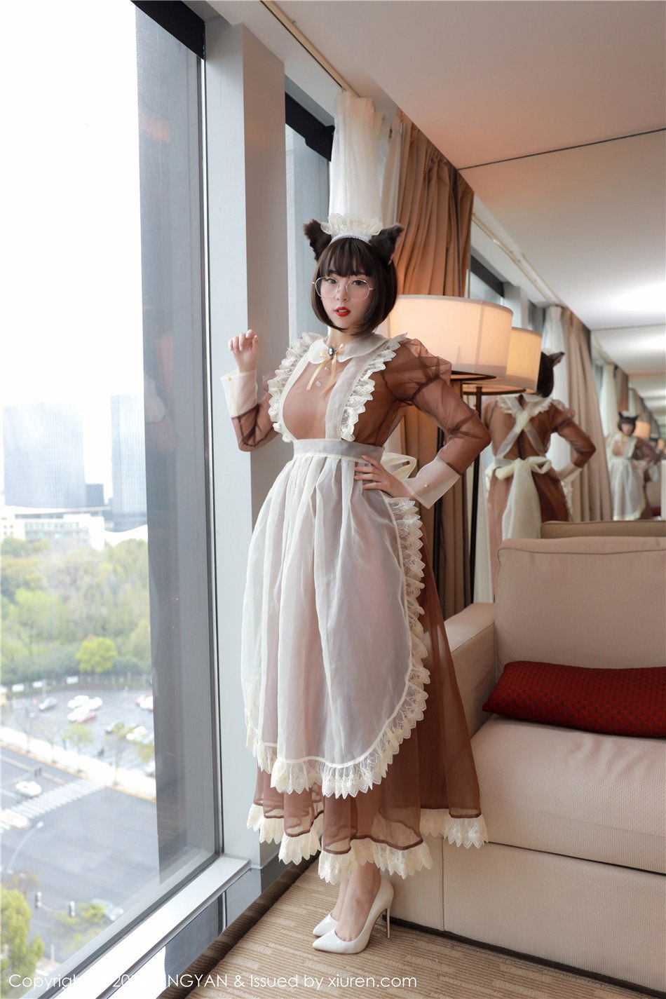秀人网  大胸萝莉良人非爱人情趣装性感写真  第1871期 第1张